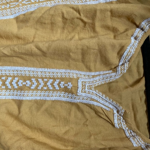 BOHEMIAN yellow top linen and cotton - Picture 3 of 3